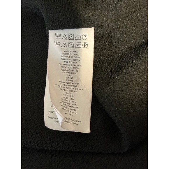 MICHAEL MICHAEL KORS Black Sheer Flowy Poncho Top Size L/XL Oversized Going Out - Picture 5 of 7